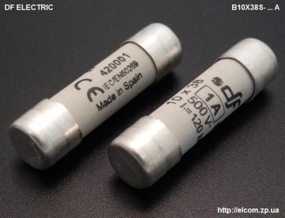 B10X38S-6A DF Electric Fuse 500VAC 420006