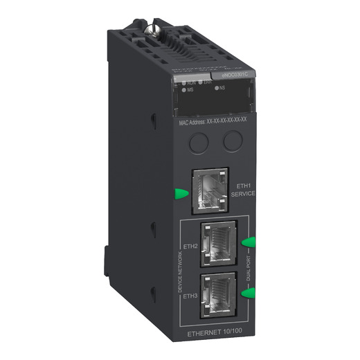 BMENOC0301C – Schneider Electric Communication module, Modicon M580, Ethernet 3 port Ethernet Coated — SCHNEIDER