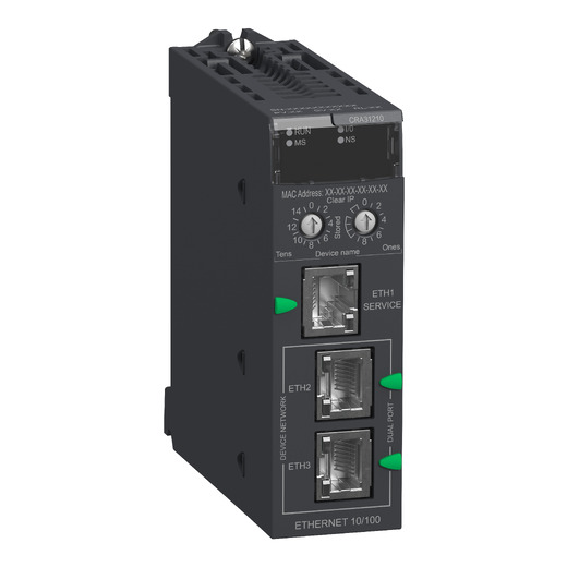 BMXCRA31210 – Schneider Electric Modicon X80 RIO Drop E/IP Performance – Service port – Advanced features — SCHNEIDER