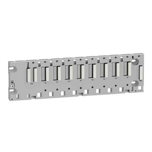 BMXXBP0800 – Schneider Electric Modicon M340 automation platform, rack 8 slots, panel, plate or DIN rail mounting — SCHNEIDER
