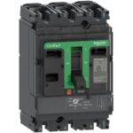 C25N3MA220 – Schneider Electric Circuit breaker ComPacT NSX250N, 50kA at 415VAC, MA trip unit 220A, 3 poles 3d