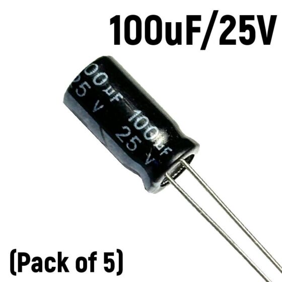 Capacitor 100 MF 25V