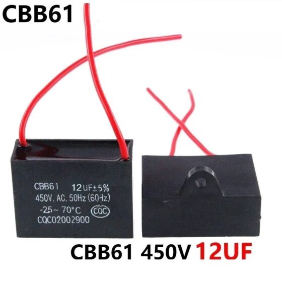 CBB61 Capacitor 12UF 450VAC