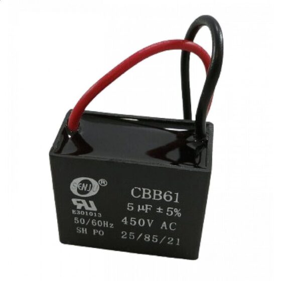 CBB61 Capacitor 5UF 450VAC