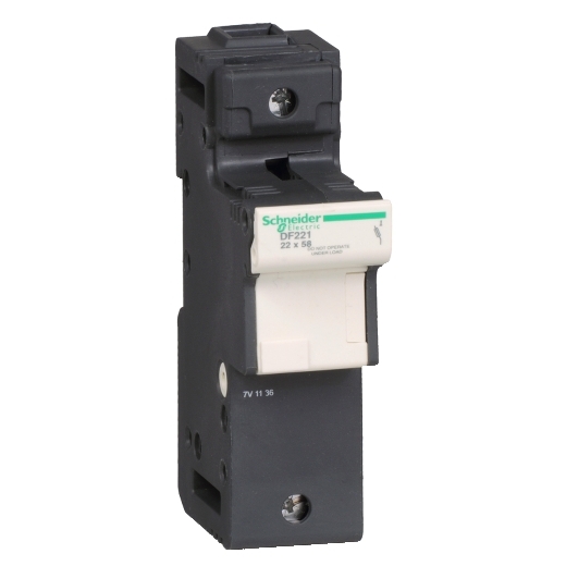 DF221 – Schneider Electric Fuse carrier TeSys DF, 1P 125A, fuse size 22×58 mm — SCHNEIDER