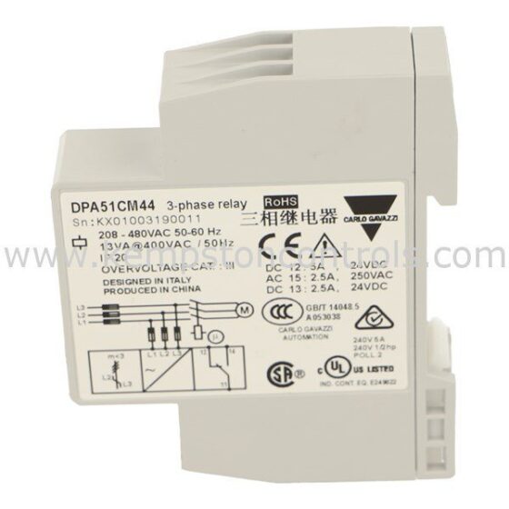 DPA51C-M44 Phase Monitoring Relay