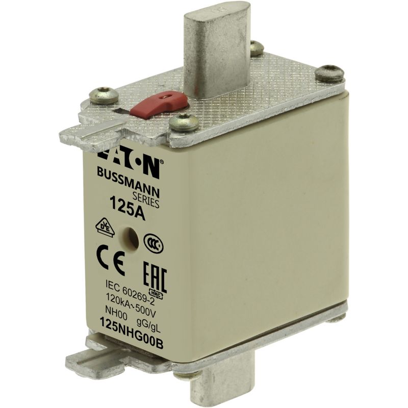 Eaton Bussmann 125NHG00B NH00 500V 125A Gg/gl — EATON Bussmann