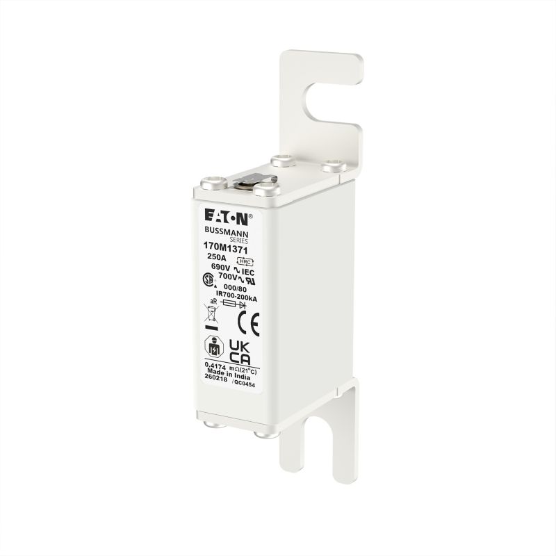Eaton Bussmann 170M1371 Fuse 250A 660V 000/80 — EATON Bussmann