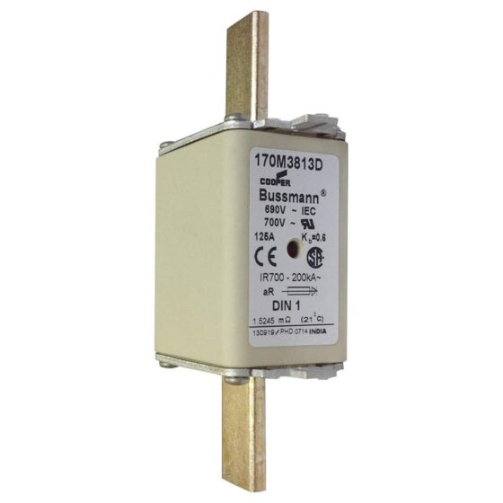 Eaton Bussmann 170M3813 Fuse 125A 690V — EATON Bussmann