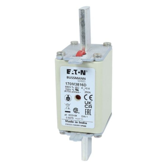 Eaton Bussmann 170M3816D Fuse PN 250A 690V DIN — EATON Bussmann