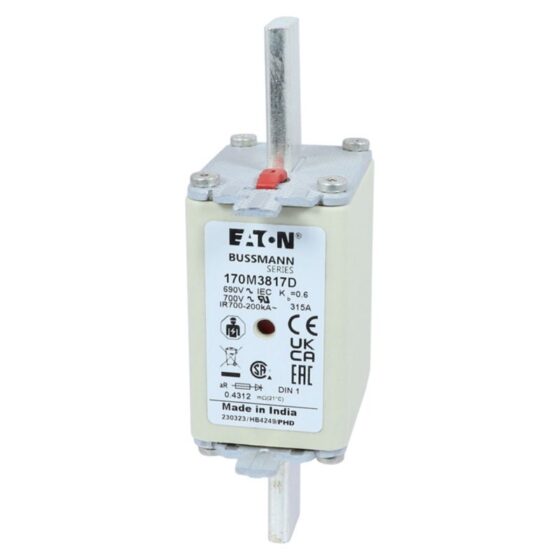 Eaton Bussmann 170M3817D Fuse 315A 690V — EATON Bussmann