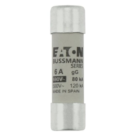 Eaton Bussmann C14G6 Fuse 14X51 GG 690V 6A — EATON Bussmann