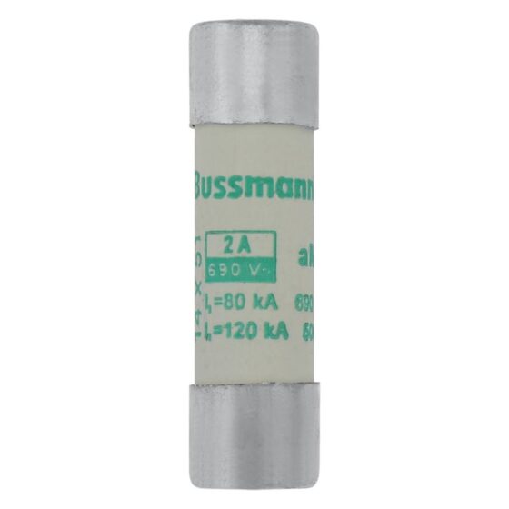 Eaton Bussmann C14M2 Cylindrical Fuse 14 X 51 2A AM 690V AC — EATON Bussmann