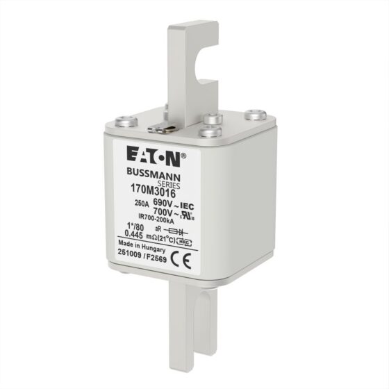 Eaton Bussmann Fuse 250A 660V 1*/80 170M3016 — EATON Bussmann