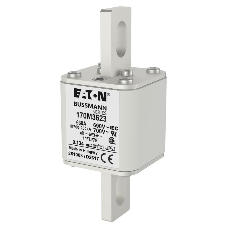 Eaton Bussmann Semiconductor 630A, PN 170M3623 — EATON Bussmann