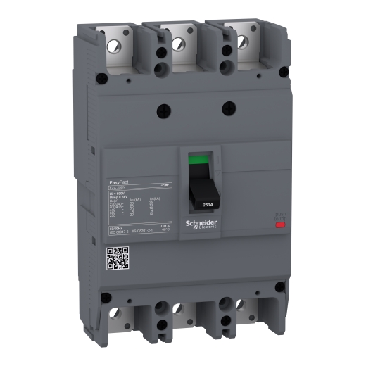 EZC250N3250 – Schneider Electric circuit breaker Easypact EZC250N – TMD – 250 A – 3 poles 3d — SCHNEIDER