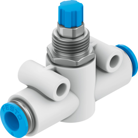 Festo GR-1/2-3720 One Way Pneumatic Flow Control — Festo