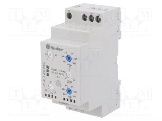 Finder 70.41.8.400.2030 Voltage Monitoring Relay — Finder