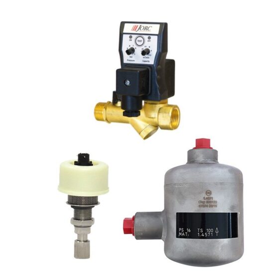 Fluid Drain Combo with Bys G- 1/2 Npt Brass 230V