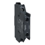 LAD8N11 – Schneider Electric Auxiliary contact block, TeSys D, 1NO + 1NC, side mounting, screw clamp terminals