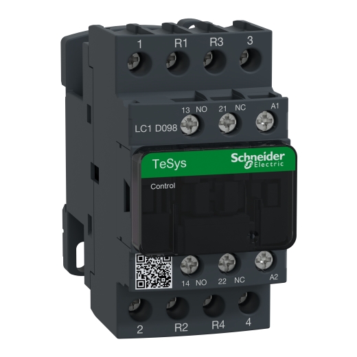 LC1D098M7 – Schneider Electric TeSys D contactor – 4P(2 NO + 2 NC) – AC-1 – ≤ 440 V 20 A – 220 V AC coil — SCHNEIDER