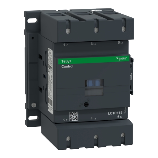LC1D115M7 – Schneider Electric TeSys D contactor – 3P(3 NO) – AC-3 – ≤ 440 V 115 A – 220 V AC 50/60 Hz coil — SCHNEIDER