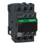 LC1D25F7 – Schneider Electric Contactor, TeSys Deca, 3P(3NO), AC-3/AC-3e, ≤ 440V, 25A, 110V AC 50/60Hz coil, screw clamp…