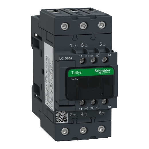 LC1D65AF7 – Schneider Electric TeSys D contactor – 3P(3 NO) – AC-3 – ≤ 440 V 65 A – 110 V AC 50/60 Hz coil — SCHNEIDER