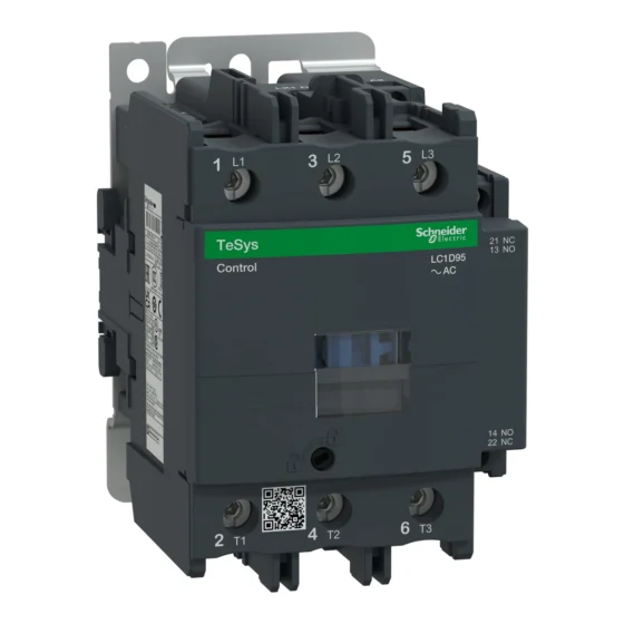 LC1D95E7 – Schneider Electric TeSys D contactor – 3P(3 NO) – AC-3 – <= 440 V 95 A - 48 V AC 50/60 Hz coil — SCHNEIDER