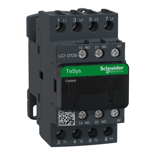 LC1DT25E7 – Schneider Electric TeSys D contactor – 4P(4 NO) – AC-1 – ≤ 440 V 25 A – 48 V AC 50/60 Hz coil — SCHNEIDER