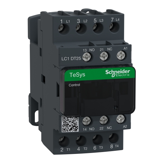LC1DT25M7 – Schneider Electric TeSys D contactor – 4P(4 NO) – AC-1 – ≤ 440 V 25 A – 220 V AC 50/60 Hz coil — SCHNEIDER