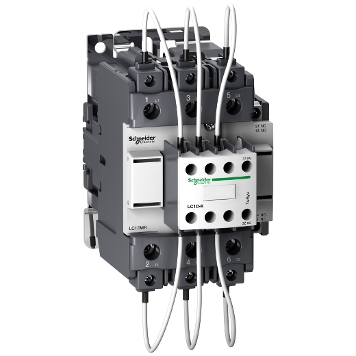 LC1DTK12P7 – Schneider Electric TeSys LC1D.K capacitor duty contactor – 3P – 40 kVAR – 415 V – 230 V AC coil — SCHNEIDER