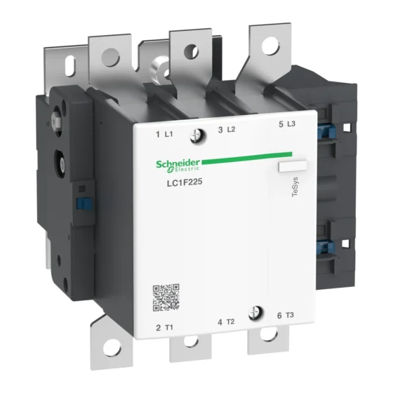 LC1F225M7 – Schneider Electric TeSys F contactor – 3P (3 NO) – AC-3 – <= 440 V 225 A - coil 220 V AC — SCHNEIDER