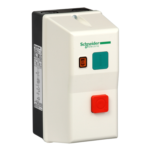LE1M35Q712 – Schneider Electric Enclosed DOL starter,TeSys LE,3.7-5.5A,380V AC coil,including 1 LC1K,LR2K,2… — SCHNEIDER