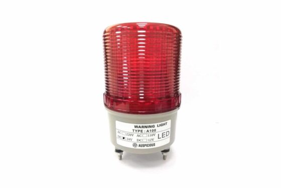 LIGHT220V Flashing LED Warning Color:red A100