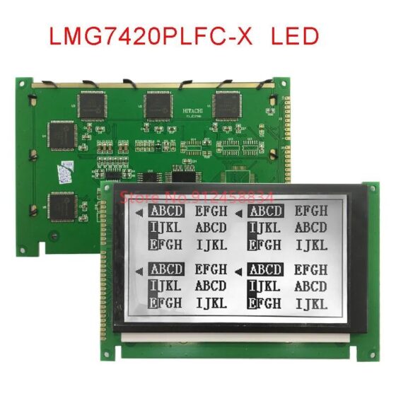 LMG7420PLFC-X Graphic Lcd, 240 X 128, White on Black, 5V