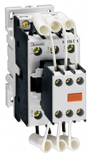 Lovato BFK2600A230 Contactor 3 Pole for Capacitors — Lovato