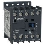 LP4K0610BW3 – Schneider Electric Contactor, TeSys K, 3P, AC-3/AC-3e, 440V, 6A, 1NO aux, 24V DC low consumption coil