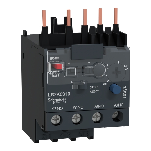LR2K0310 – Schneider Electric TeSys K – differential thermal overload relays -2.6…3.7 A – class 10A — SCHNEIDER