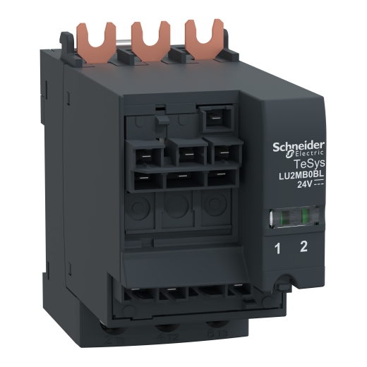 LU2MB0BL – Schneider Electric Reverser block for vertical mounting, TeSys U, 38A/690V, coil 24V DC — SCHNEIDER