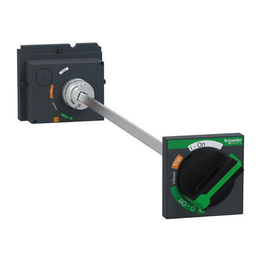 LV429338T – Schneider Electric Extended rotary handle, ComPacT NSX100/160/250, black handle, shaft length 185mm to 600mm… — SCHNEIDER