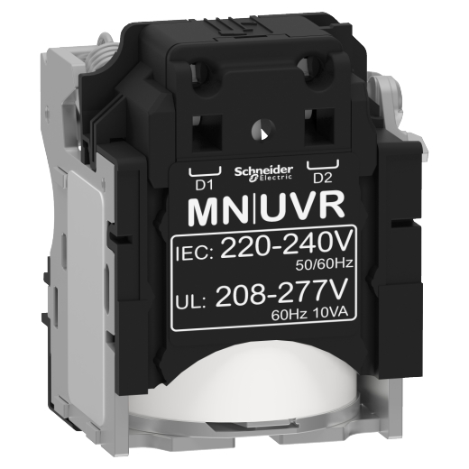 LV429407 – Schneider Electric MN undervoltage release, ComPacT NSX, rated voltage 220/240 VAC 50/60 Hz, 208/277 VAC 60 Hz… — SCHNEIDER