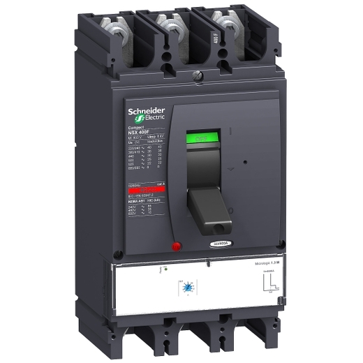 LV432748 – Schneider Electric circuit breaker Compact NSX400F – Micrologic 1.3 M – 320 A – 3 poles 3d — SCHNEIDER