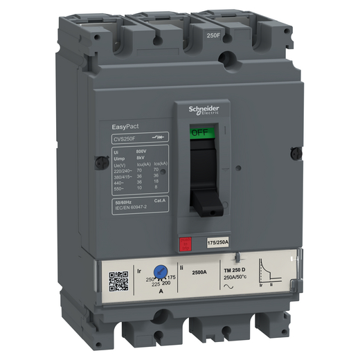 LV525622 – Schneider Electric Easypact CVS – CVS250F circuit breaker – 3P/3d — SCHNEIDER