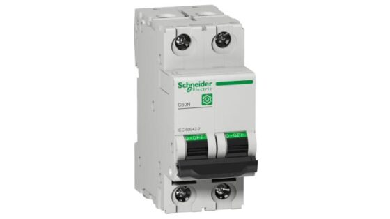 M9F11202 Double Pole Circuit Breaker, 2 A (ac) – (A9F74202)