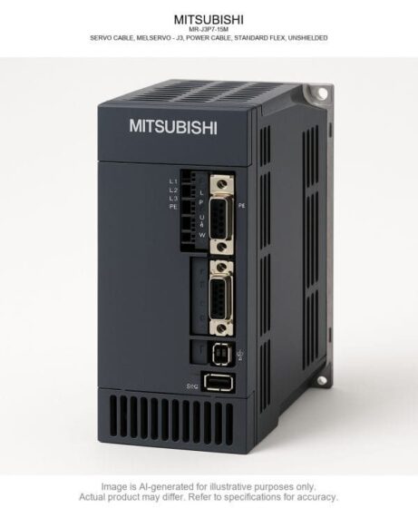 Mitsubishi Electric MR-J3P7-15M Power Cable/cordset for Servo Motor — Mitsubishi Electric