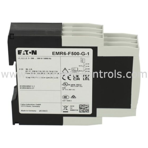 Moeller EMR6-F500-G-1 Phase Sequence Relay 200-500VAC — Moeller