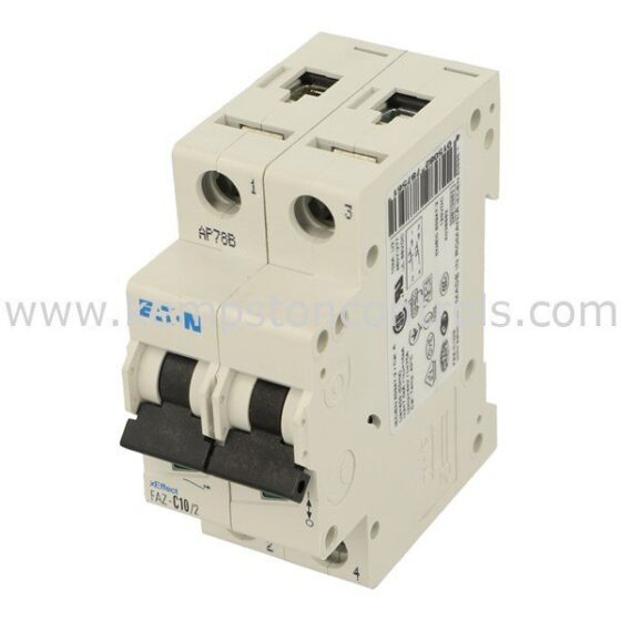 Moeller FAZ-C10/2 MCB 10 A C DP 15 KA — Moeller