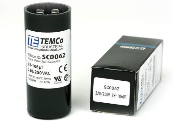 Motor Starter Capacitor 88-106 MF 250V AC