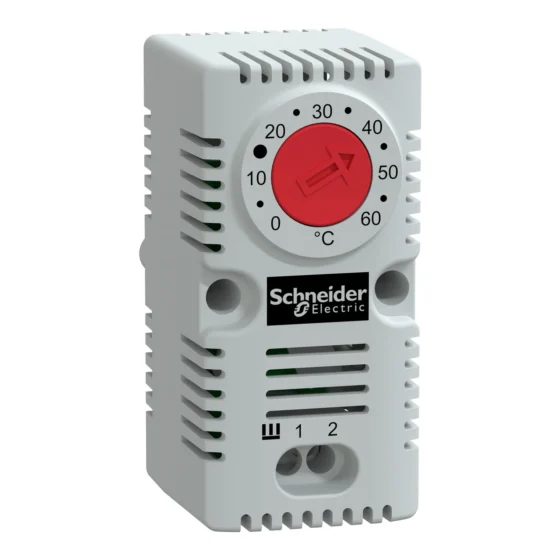 NSYCCOTHC – Schneider Electric ClimaSys CC – simple thermostat 250V – range of temperature 0…60°C – NC – °C — SCHNEIDER